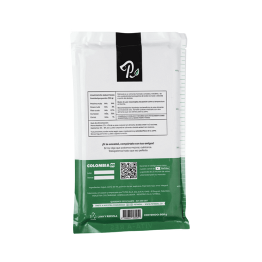 Petmeal Natural Cooked Diet for Dogs - Vita A Beef 500g