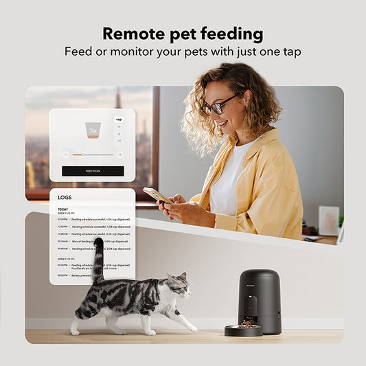 AIR Petlibro Smart Feeder with WiFi / Black, 2 Liters
