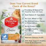Chicken Soup Kitten - Chicken, Brown Rice, & Pea Recipe Cat 2.04 kls