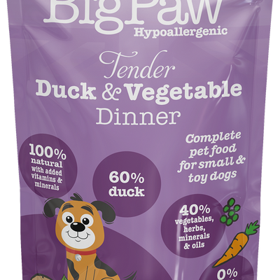 C Little Big Paw Tender Duck & Veg Dinner Pouch 150 Gr