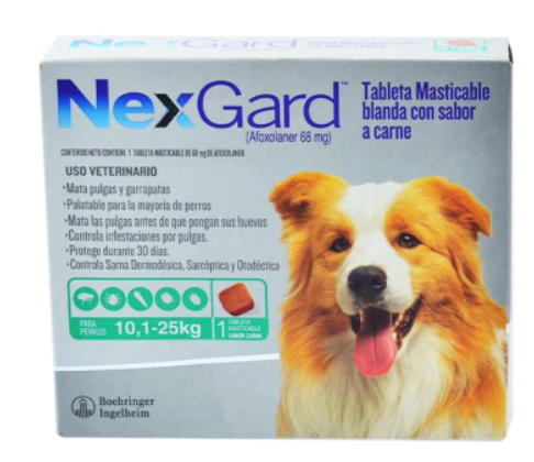 NEXGARD DOGS 10-25 kilos