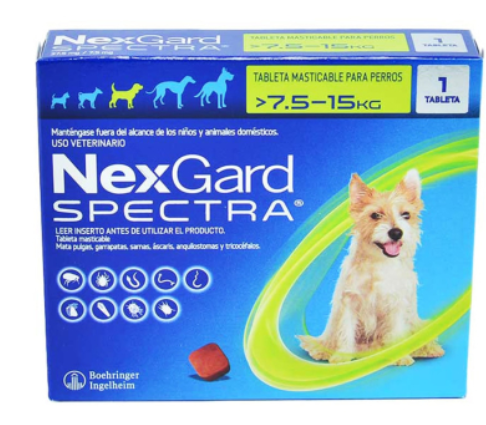 NEXGARD SPECTRA 7.5–15 kilos (M)