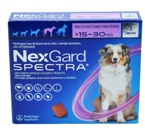 NEXGARD SPECTRA 15-30 kilos (L)