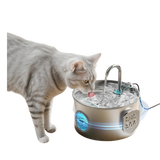 Giotohun 2.2 liter stainless steel automatic cat fountain