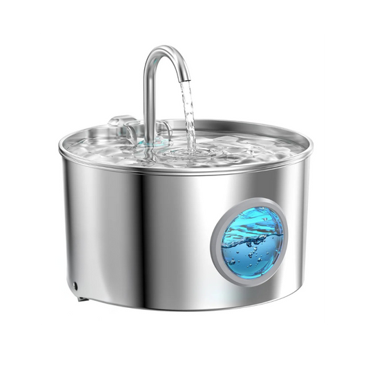 Giotohun 2.2 liter stainless steel automatic cat fountain
