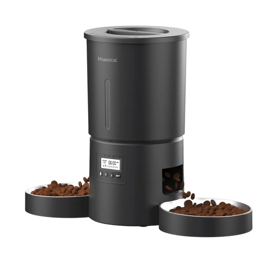 Miaotical Automatic Feeder / Black, 4.2 liters