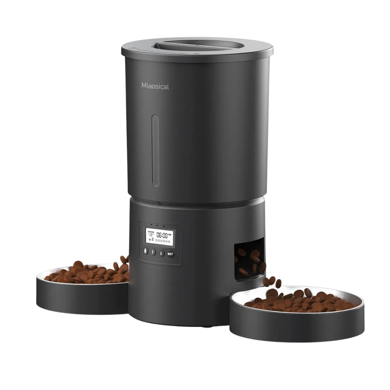 Miaotical Automatic Feeder / Black, 4.2 liters