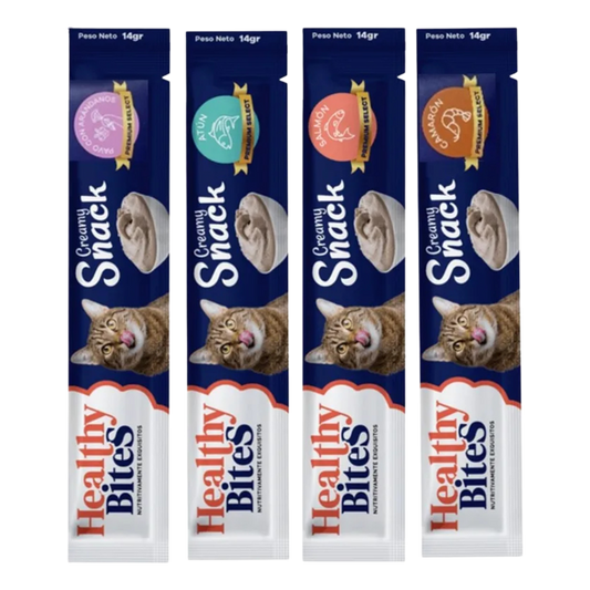 F HEALTHY BITES CREAM CAT ASSORTED CANDY BAG X 30 UNITS