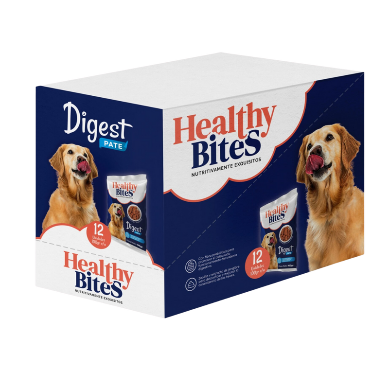 C HEALTHY BITES DOG PATE BOX X 12 UNITS