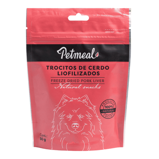 Petmeal Freeze-Dried Snack for Dogs - Pork Liver 50g