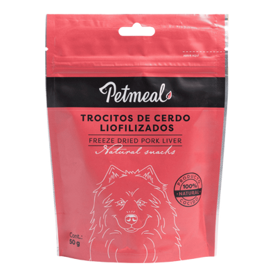 Petmeal Freeze-Dried Snack for Dogs - Pork Liver 50g