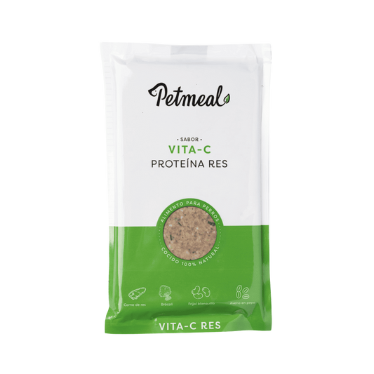 Petmeal Natural Cooked Diet for Dogs - Vitamin C Beef 500g