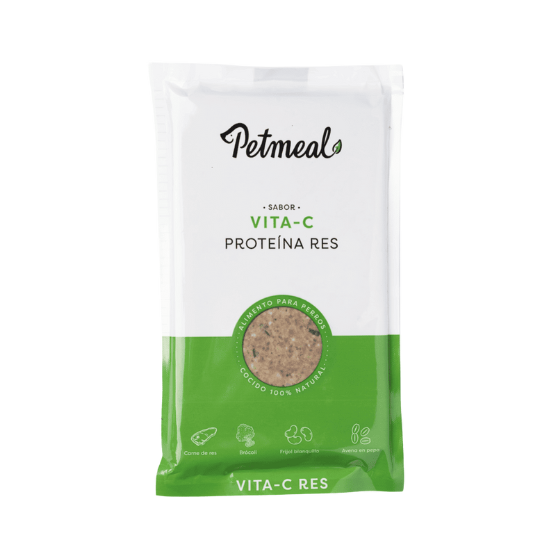 Petmeal Natural Cooked Diet for Dogs - Vitamin C Beef 500g