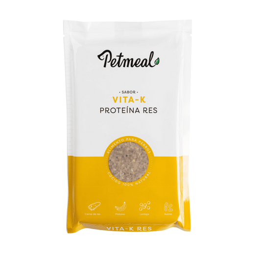 Petmeal Natural Cooked Diet for Dogs - Vita K Beef 500g