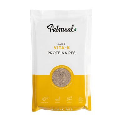 Petmeal Natural Cooked Diet for Dogs - Vita K Beef 500g