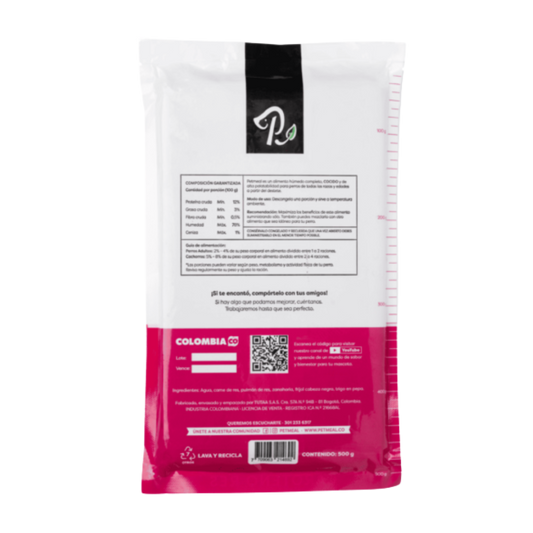 Petmeal Natural Cooked Diet for Dogs - Beef Carotene 500g