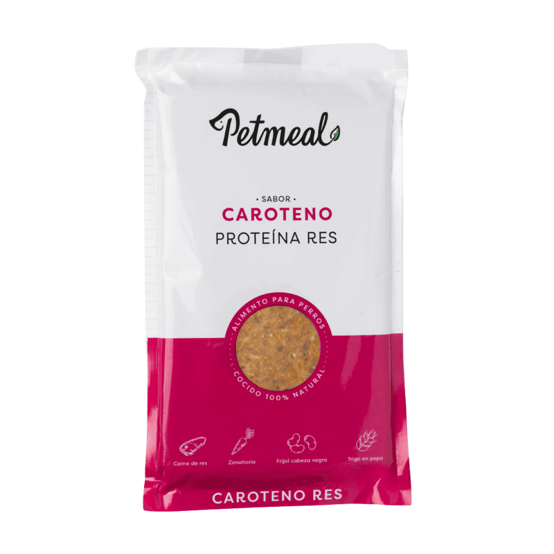 Petmeal Natural Cooked Diet for Dogs - Beef Carotene 500g