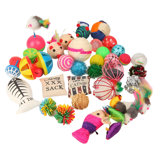 20-piece box of cat toys / Fashion Talk