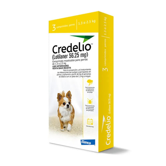 CREDELIO 1.3–2.5kg * 3 Tablets (Yellow)