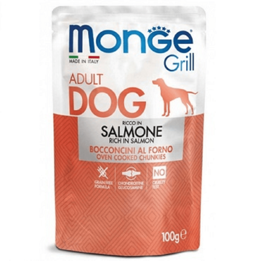 Monge grill pouch salmon gr.100x24