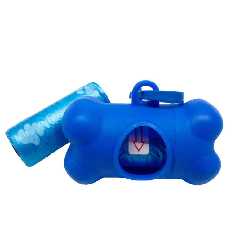 Downtown Pet Supply Bag Holder Bone / Blue