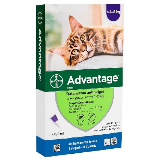 ADVANTAGE CATS 4-8 Kilos (1 pipette)