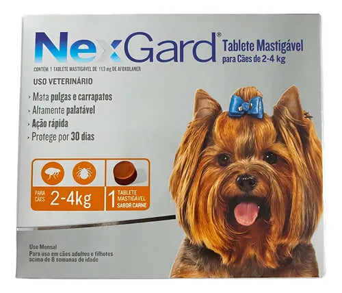 NEXGARD DOGS 2-4 kilos