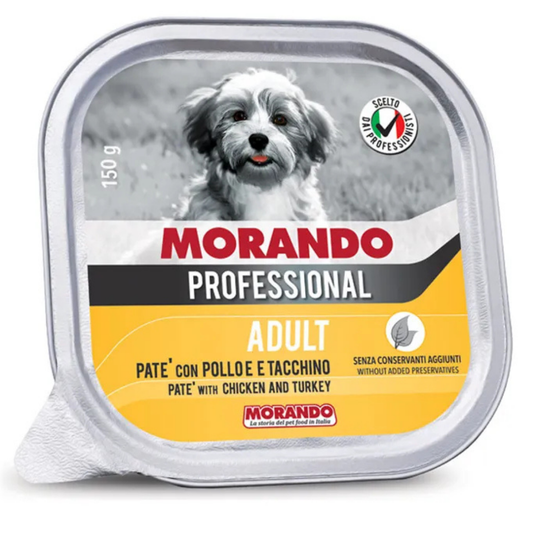 Morando Prof. Dog patÃ¨ with Chicken and Turkey - Pollo