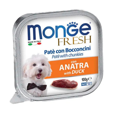 Monge dog fresh duck gr.100x32